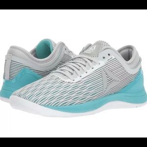 Womens REEBOK Nano 8   Teal/Grey/White  Size 9-1/2